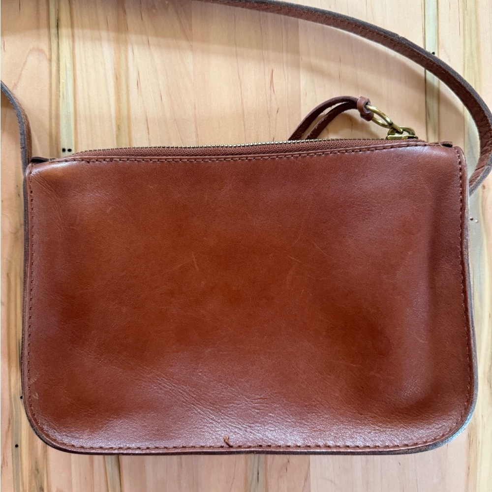 Madewell Brown Leather Crossbody Bag - Picture 2 of 4